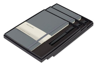 Pack of 30 Moleskine 100479 - Large Notebook and GO Pen Gift Set