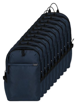 Pack de 100 GiftRetail 100806 - Mochila para portátil Renew de rPET reciclado - AWARE™