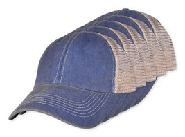 Pack of 5 Merrimack Hat Co. 102238 - Austin Vintage Trucker