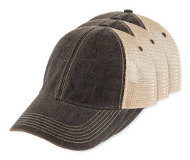 Pack of 30 Merrimack Hat Co. 102238 - Austin Vintage Trucker