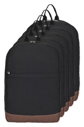 Pack de 5 GiftRetail 102266 - Mochila para portátil de algodón reciclado Ivy - AWARE™