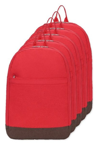 Pack of 5 GiftRetail 102266 - Ivy Recycled Cotton Laptop Backpack - AWARE™