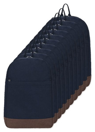 Pack de 10 GiftRetail 102266 - Mochila para portátil de algodón reciclado Ivy - AWARE™