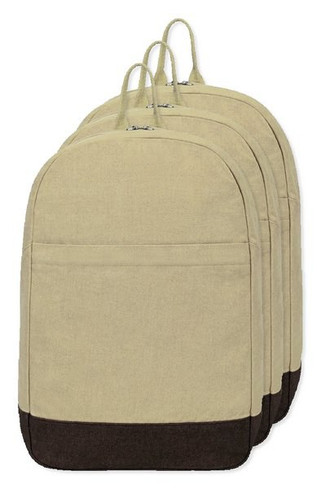Pack of 30 GiftRetail 102266 - Ivy Recycled Cotton Laptop Backpack - AWARE™