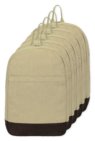 Pack of 50 GiftRetail 102266 - Ivy Recycled Cotton Laptop Backpack - AWARE™