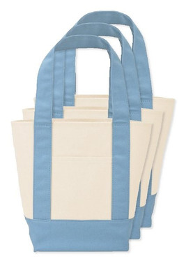 Pack of 30 GiftRetail 102307 - Mini Canvas Tote