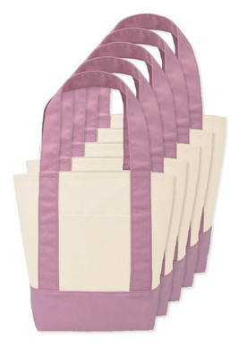Pack of 50 GiftRetail 102307 - Mini Canvas Tote