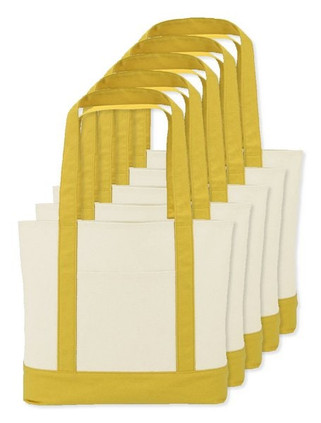 Pack de 5 GiftRetail 102546 - Gran bolsa de lona