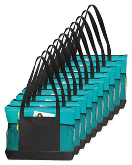 Pack of 10 GiftRetail P1100 - Select Zippered Tote