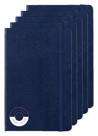Pack de 5 Moleskine P40030 - Cuaderno mediano de tapa dura rayado