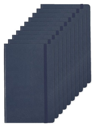 Pack de 100 Moleskine P40060 - Cuaderno grande de tapa dura con rayas