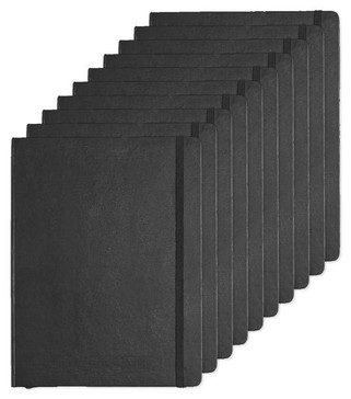 Pack de 10 Moleskine P40500 - Cuaderno de tapa dura, con líneas, extragrande