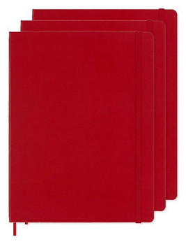 Pack de 30 Moleskine P40500 - Cuaderno de tapa dura, con líneas, extragrande