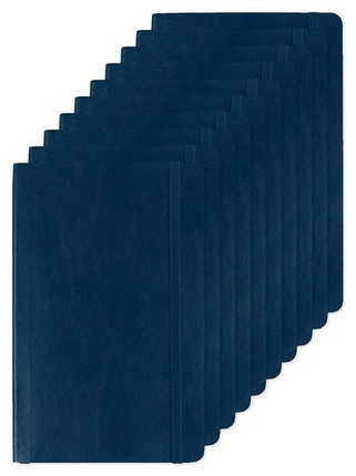 Pack de 100 Moleskine P40616 - Cuaderno grande de tapa blanda rayado