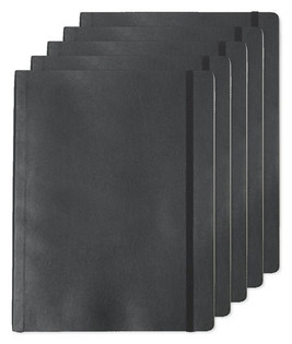 Pack of 5 Moleskine P40700 - Soft Cover Ruled X-Large Notebook