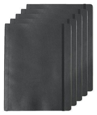 Pack de 5 Moleskine P40700 - Cuaderno de tapa blanda, rayado, extragrande