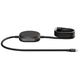 Zens 120821 - Câble de charge USB-C 2-en-1 de 240 W Zens Pro 2