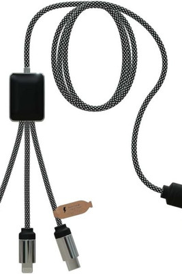 SCX.design 2PX213 - Câble de charge C33 60W Type-C avec logo lumineux double.