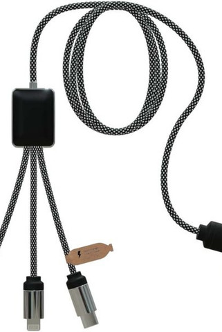SCX.design 2PX213 - Câble de charge C33 60W Type-C avec logo lumineux double.