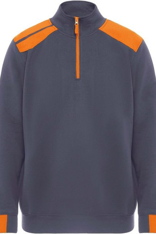 Roly WRK R8413 - Pull demi-fermé pour homme Maverick de 280 g/m2