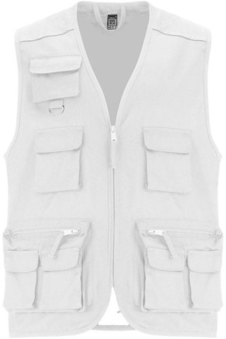 Roly WRK R9111 - Gilet de travail multi-poches à col en V Venera de 200 g/m2