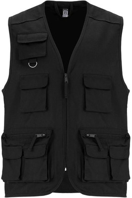 Roly WRK R9111 - Gilet de travail multi-poches à col en V Venera de 200 g/m2