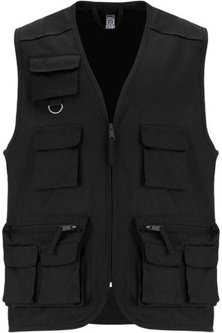 Roly WRK R9111 - Gilet de travail multi-poches à col en V Venera de 200 g/m2
