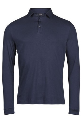 TEE JAYS TJ1442 - Langarm-Poloshirt aus Pima-Baumwolle