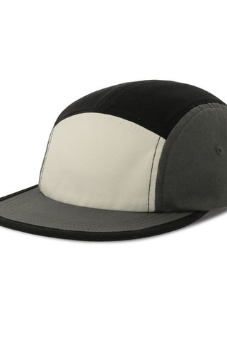ATLANTIS AT316 - 5-panel flat brim cap with washed-out effect