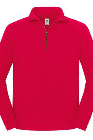 FRUIT OF THE LOOM SC2288 - Sweatshirt med dragkedja i kragen