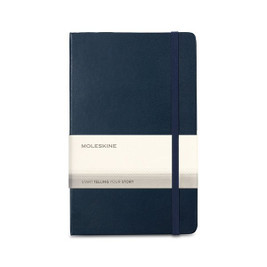 Moleskine 100195 - Hard Cover Ruled Large Expanded Notebook