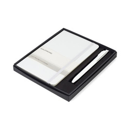 Moleskine 100477 - Medium Notebook and GO Pen Gift Set