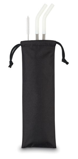 Aviana 100552 - ™ Poppy 2-Pack Stainless Straw Set
