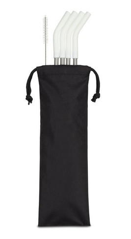 Aviana 100553 - ™ Poppy 4-Pack Stainless Straw Set