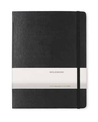 Moleskine 100868 - Hard Cover X-Large Double Layout Notebook