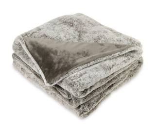 GiftRetail 100960 - Luxe Faux Fur Throw Blanket