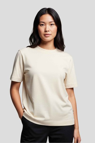 Les Filosophes HERSCH - T-shirt Coton interlock Relax Fit Femme