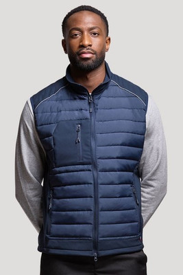 Mustaghata MORVAN - Men's hybrid bodywarmer Made in France.