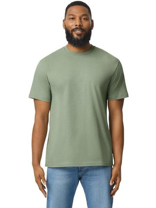 Gildan G65ENLB0 - Gildan Softstyle Midweight No Label Ringspun 185 Regular Tee Adult
