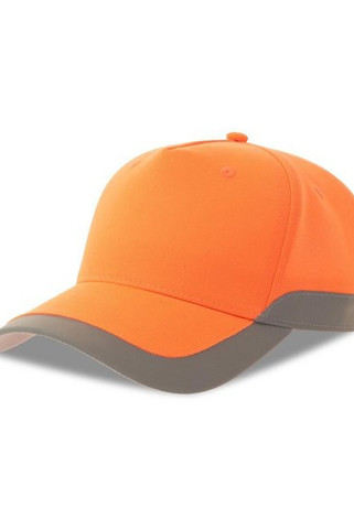 Atlantis ACHLPS - Atlantis Helpy S 5 Panel Structured High Profile Curved Visor Reflective Recycled Cap