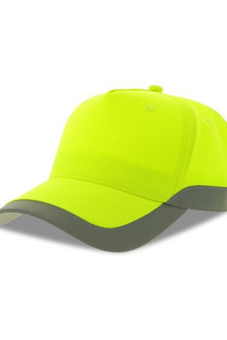 Atlantis ACHLPS - Atlantis Helpy S 5 Panel Structured High Profile Curved Visor Reflective Recycled Cap