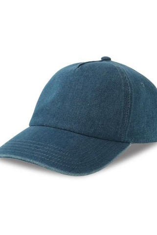 Atlantis ACIRAC - Atlantis Iraya 5 Panel Unstructured Low Profile Mid Visor Denim Recycled Cap