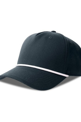 Atlantis ACPAKA - Atlantis Paka 5 Panel Structured High Profile Mid Visor With Rope Recycled Cap