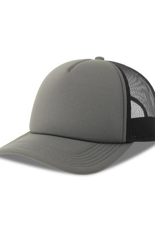 Atlantis ACRPPR - Atlantis Rapper S 5 Panel Structured Foam Mid Profile Curved Visor Recycled Trucker Cap
