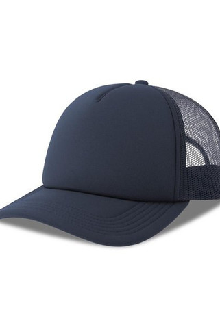 Atlantis ACRPPR - Atlantis Rapper S 5 Panel Structured Foam Mid Profile Curved Visor Recycled Trucker Cap