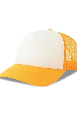 Atlantis ACRPPR - Atlantis Rapper S 5 Panel Structured Foam Mid Profile Curved Visor Recycled Trucker Cap