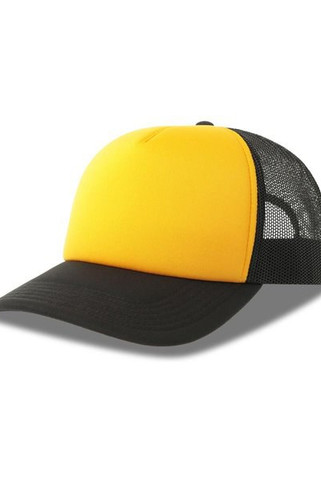 Atlantis ACRPPR - Atlantis Rapper S 5 Panel Structured Foam Mid Profile Curved Visor Recycled Trucker Cap