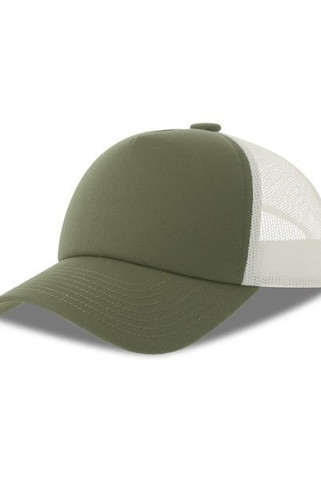 Atlantis ACRCRD - Atlantis Record S 5 Panel Structured High Profile Mid Visor Recycled Trucker Cap