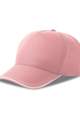 Atlantis ACRCFP - Atlantis Recy Five Piping 5 Panel Structured Mid Profile Curved Visor Recycled Cap