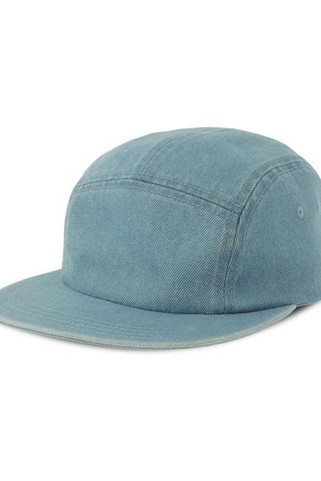 Atlantis ACRUBY - Atlantis Ruby 5 Panel Unstructured Low Profile Flat Visor Denim Recycled Camper Cap